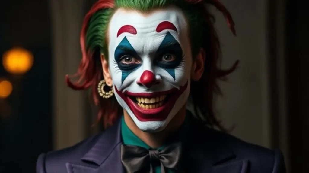 Odell Beckham Jr Halloween Dressed Up as Joker