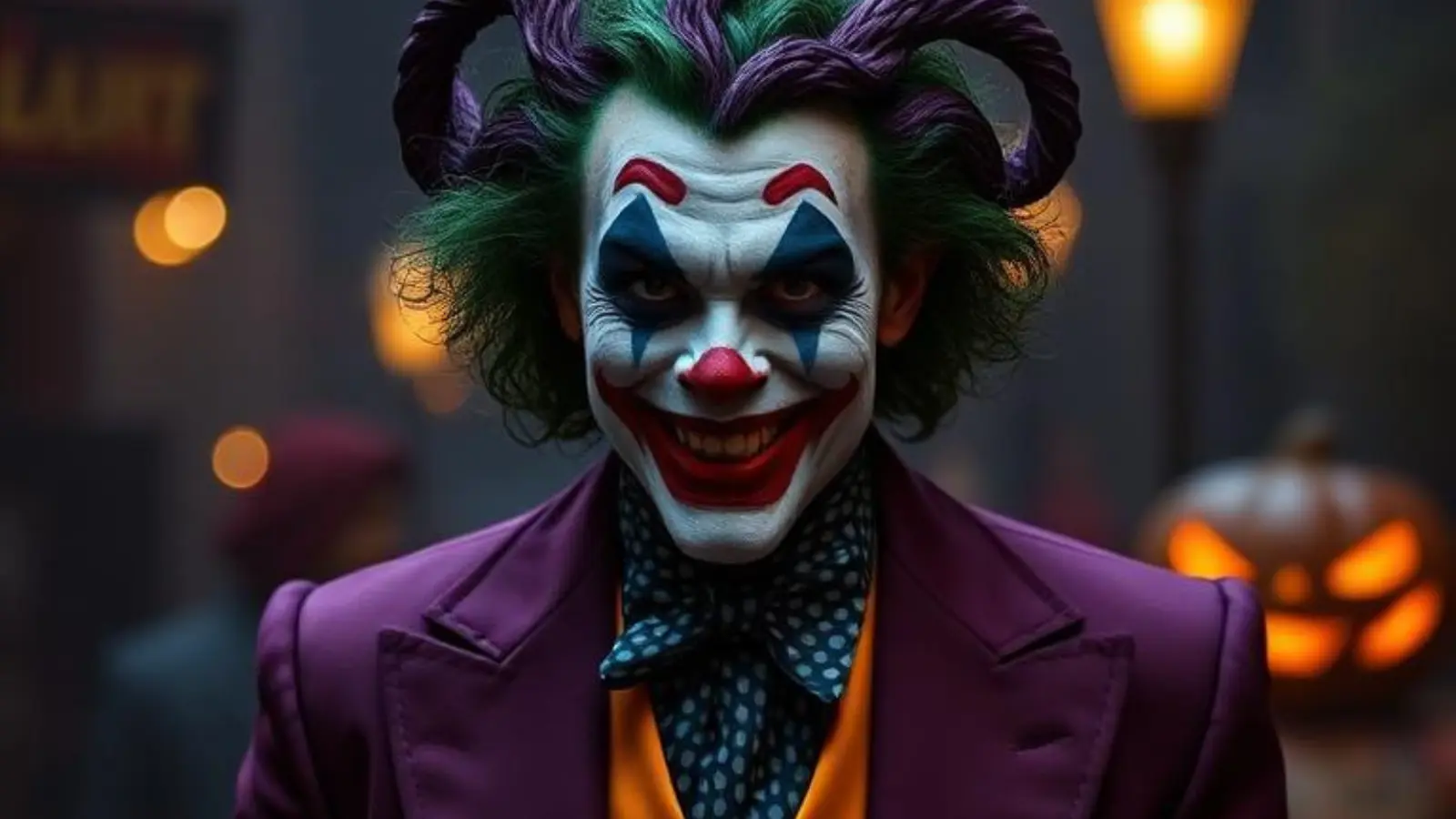 Odell Beckham Jr Halloween Dressed Up as Joker