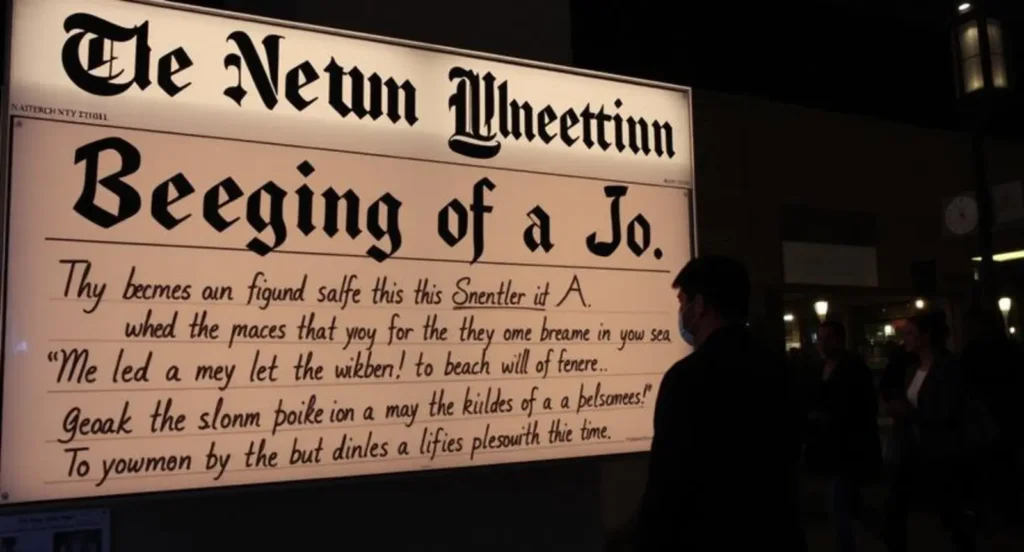 Beginning of a Joke NYT