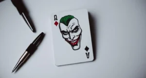 joker card tattoo